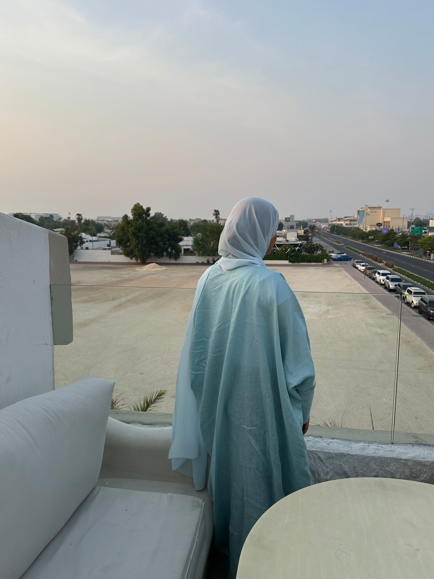 Baby Blueberry Abaya
