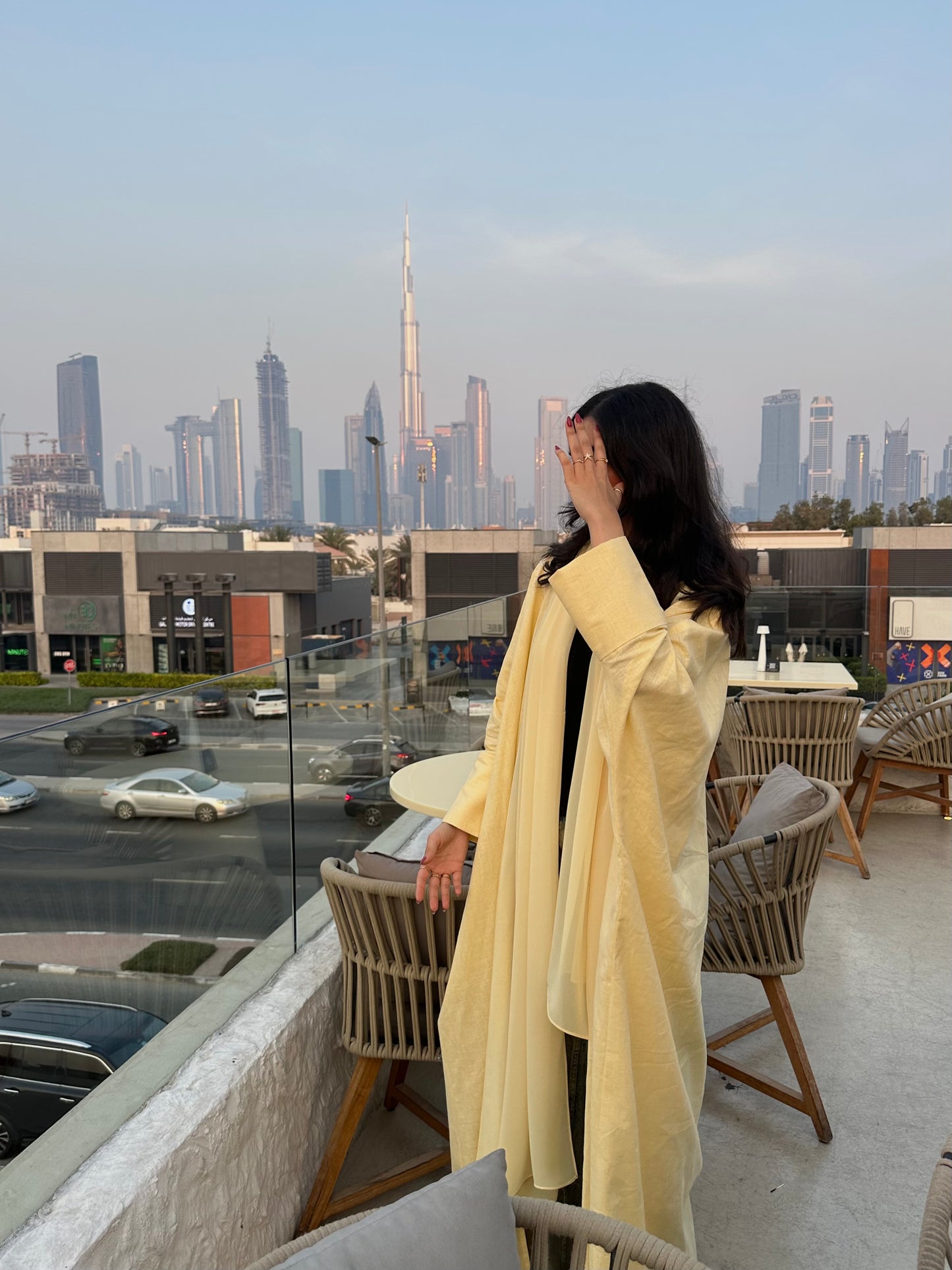Buttermilk Yellow Abaya
