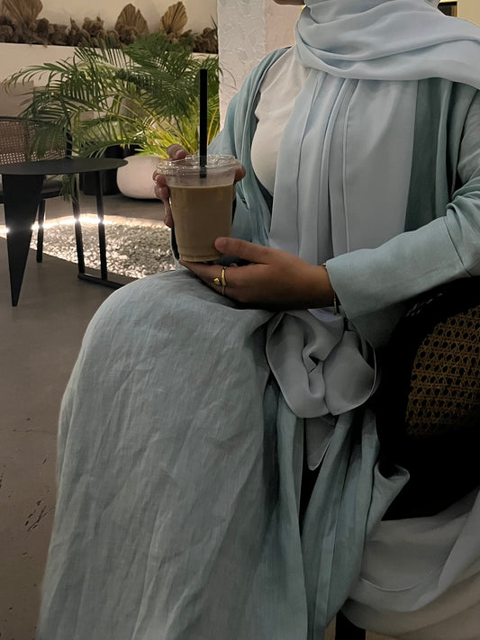 Baby Blueberry Abaya