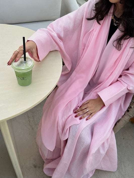 Papaya Pink Abaya