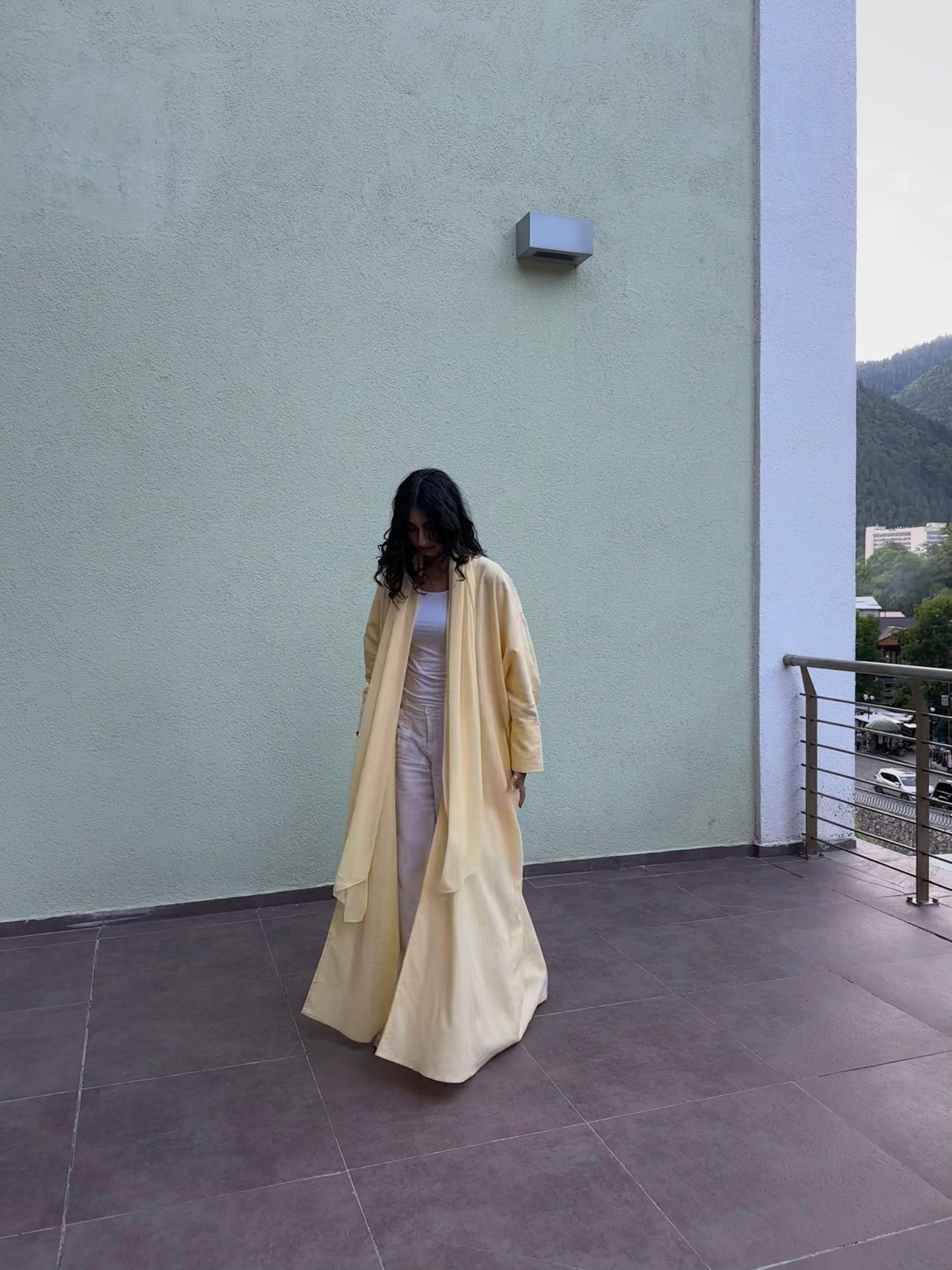 Buttermilk Yellow Abaya