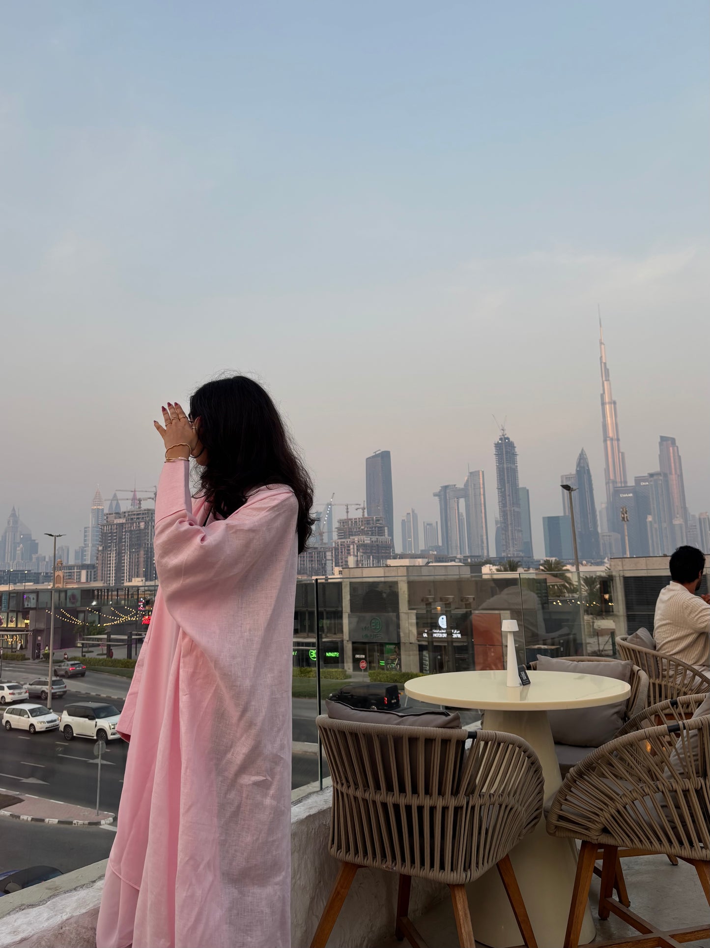 Papaya Pink Abaya