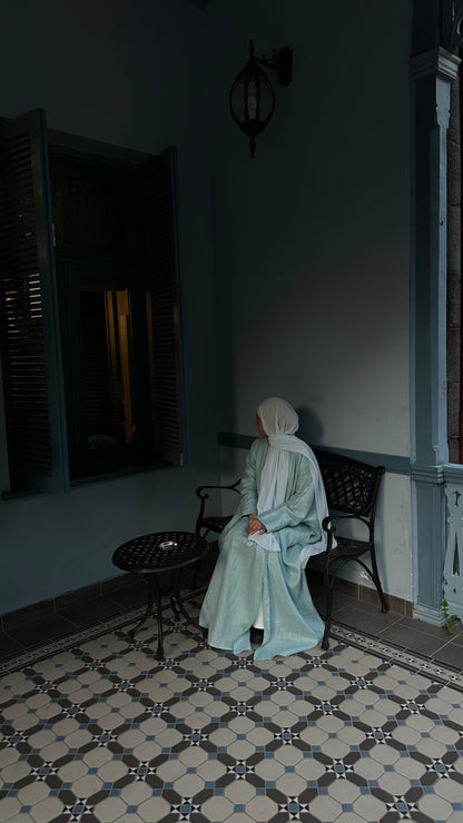 Baby Blueberry Abaya