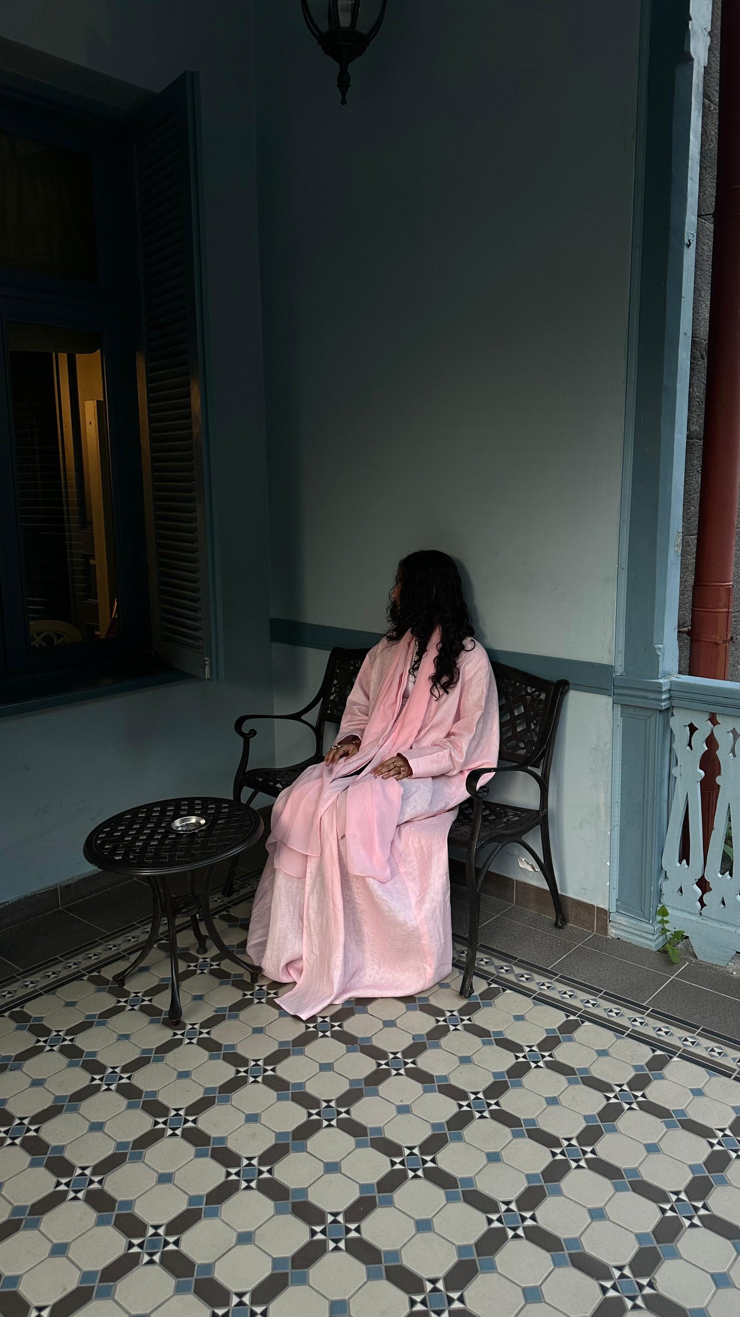 Papaya Pink Abaya