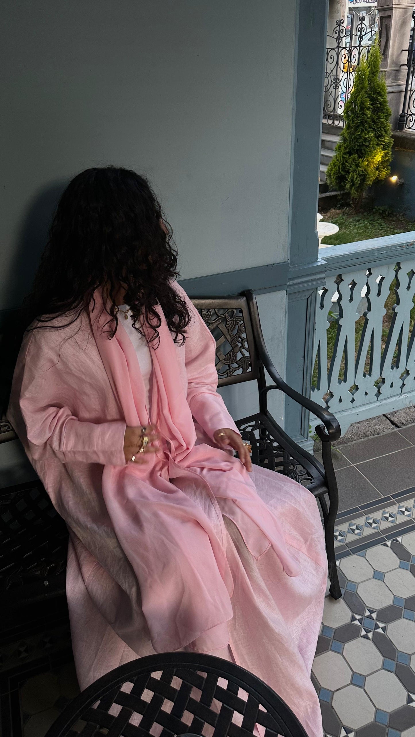 Papaya Pink Abaya